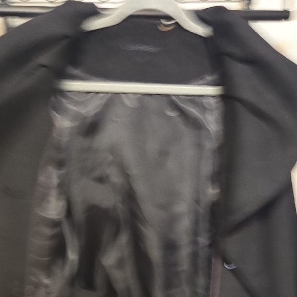 Calvin Klein Black Double-Breasted Cape - Picture 4 of 8